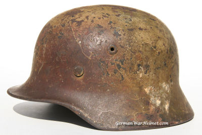 WW2 M40 Q62 German Camo Helmets H164
