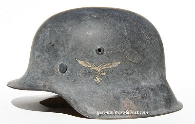 WWII M42 HKP64 German Luftwaffe Helmet H152